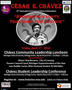 6th Annual Commemorative Celebration--Cesar E. Chavez @ Kellogg Hotel & Conference Center