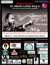 Martin Luther King Jr Day Student Leadership Conference