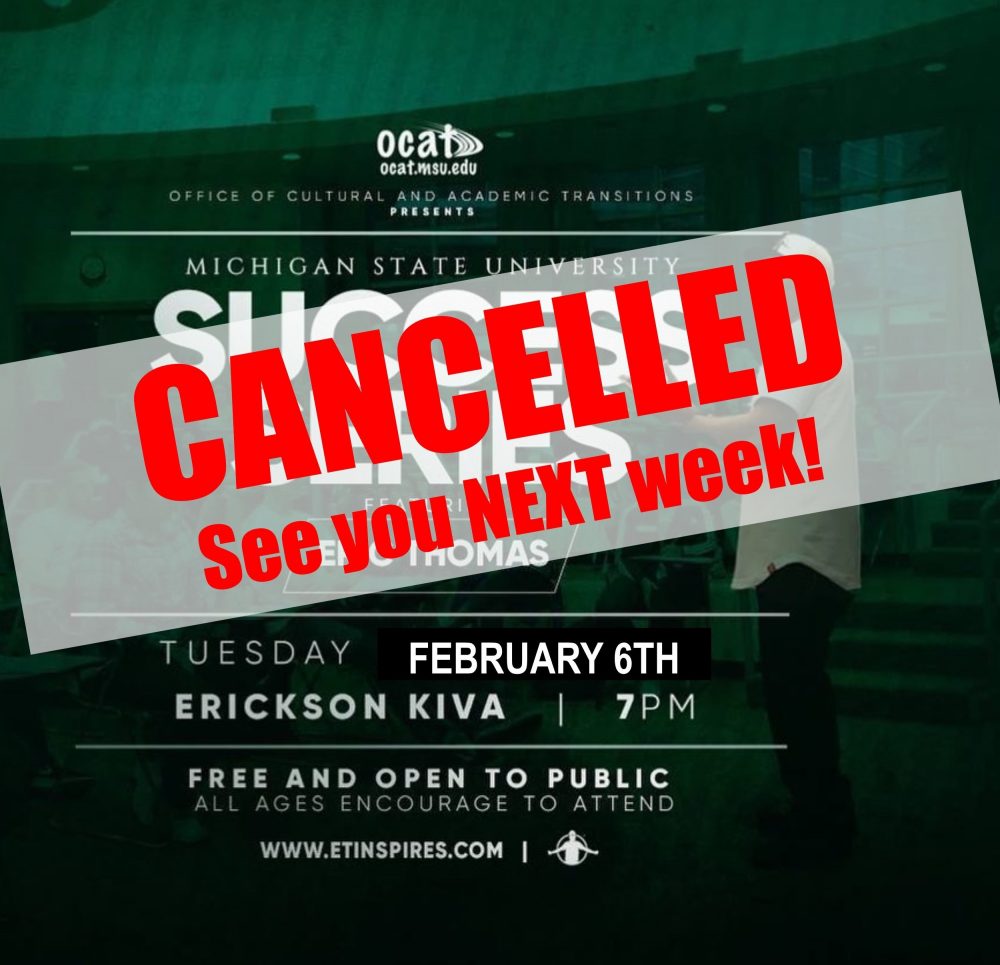 SUCCESS SERIES is CANCELLED!