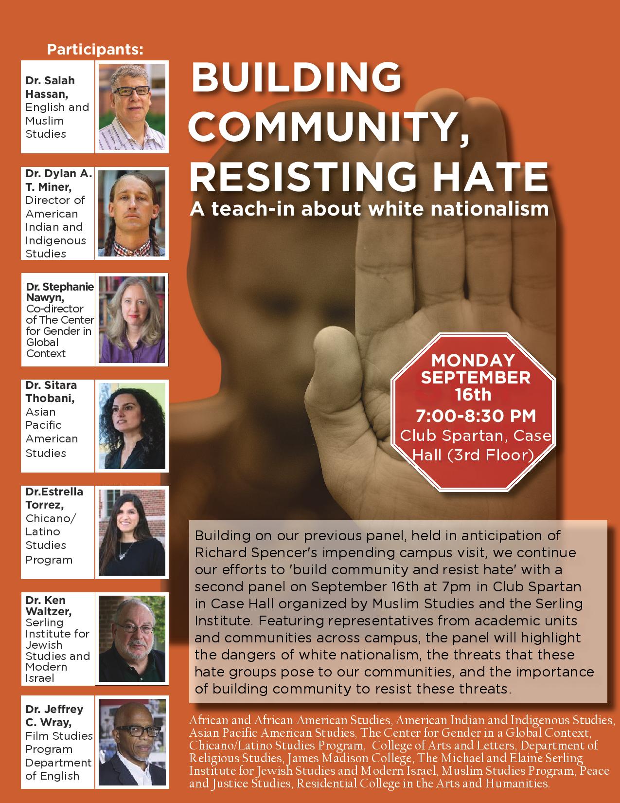 Building Community, Resisting Hate