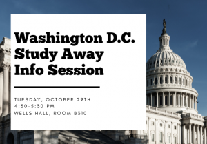 Washington D.C. Study Away Internship Info Session