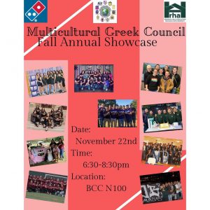 Multicultural Greek Council- Fall Annual Showcase @ BCC N100