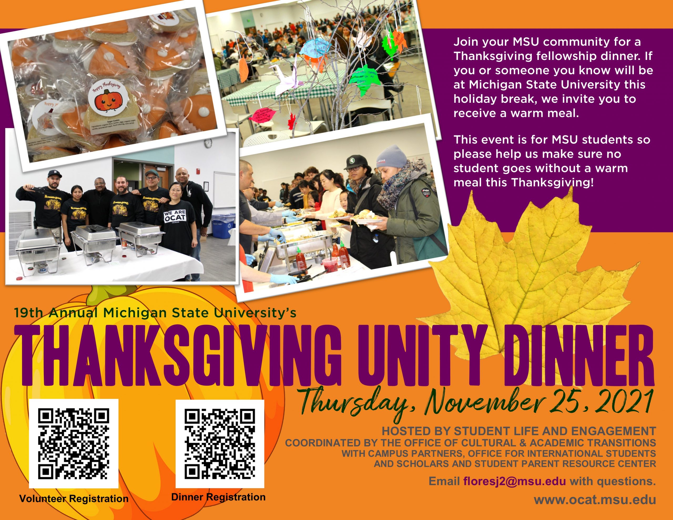 19th Annual Thanksgiving Unity Dinner