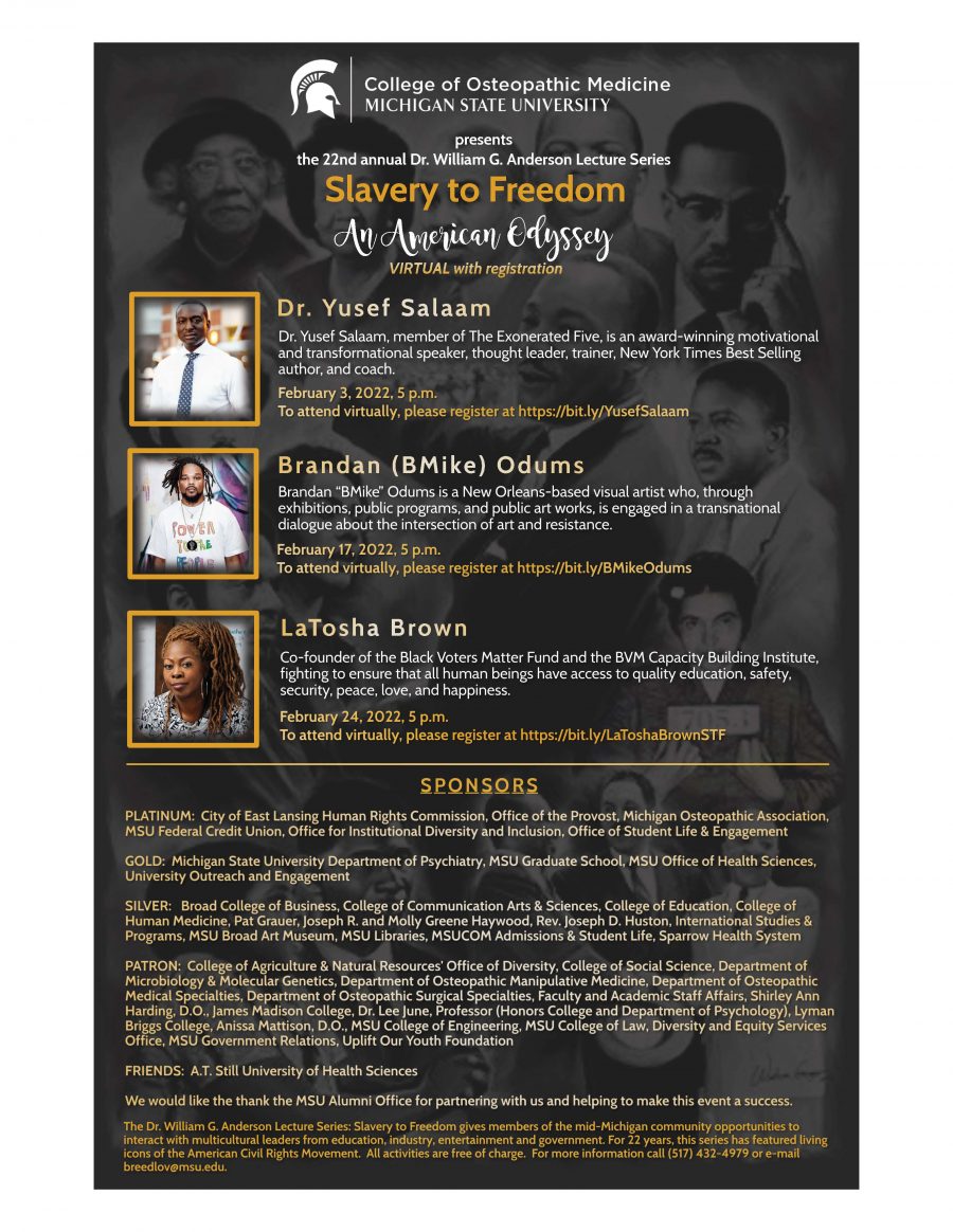 Slavery to Freedom Series feat. Dr. Yusef Salaam, member of The Exonerated Five